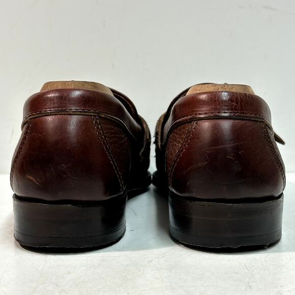 NEW HEELS Rancourt & Co. x H. S. Trask Buckle Loafer Brown Made in USA 9 D main image 11